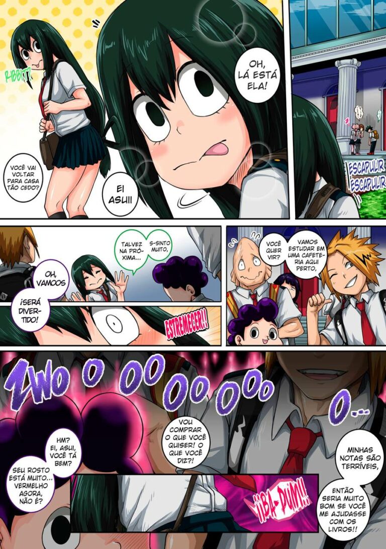 Boku No Harem Academia Midoriya E Ashido Super Hentai