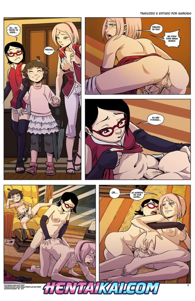 Himawari X Sarada Boruto Hentai Super Hentai