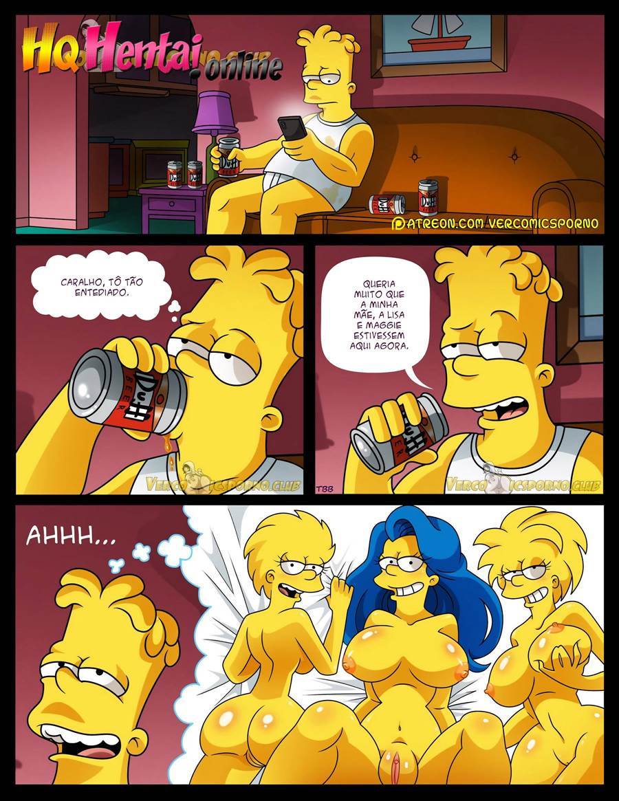 The Simpsons - Bart comendo a ex - Simpsons Hentai