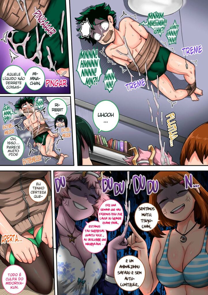 Boku No Harem Academia Midoriya E Ashido Super Hentai